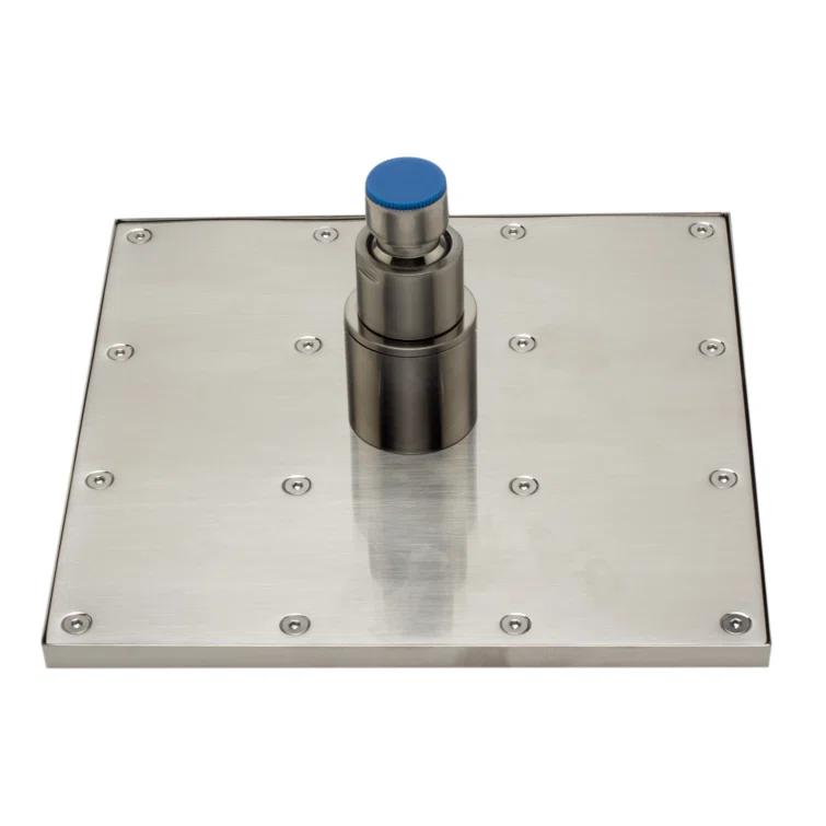 Rain Fixed Shower Head 1.8 GPM GPM with Temperature-based LED