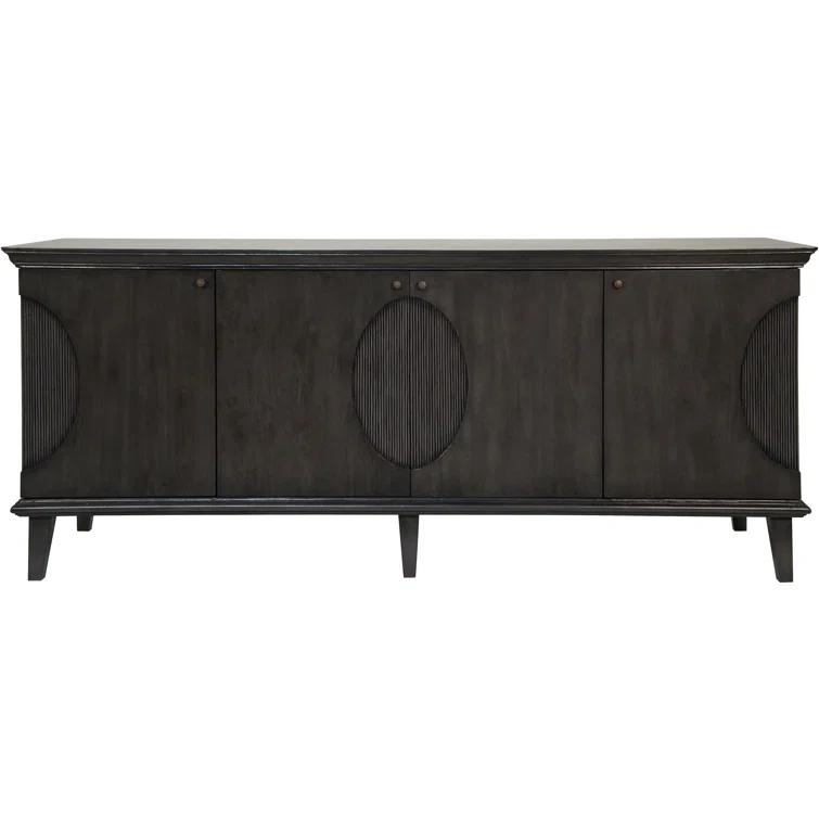 Noir Dumont 74.5'' Solid Wood Sideboard