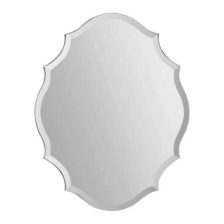 Renwil Emma Mirror in Wave Pattern Frame