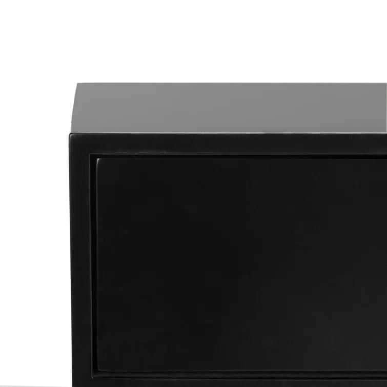 Zarina Modern Cross Leg End Table - Black - Safavieh.