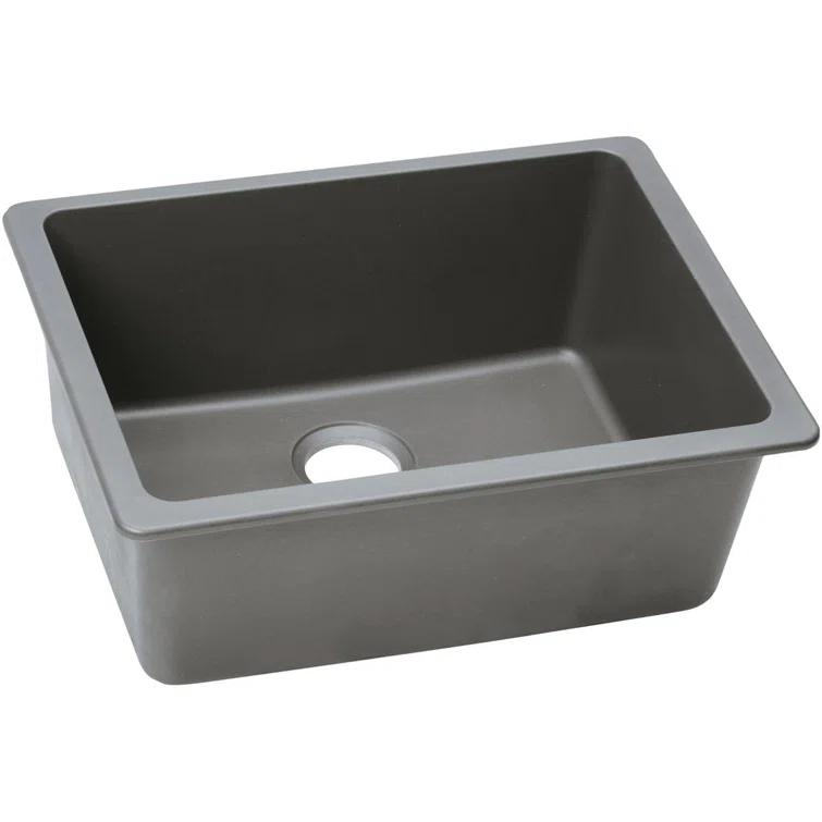 Quartz Classic 24-5/8" x 18-1/2" x 9-1/2" Undermount Kitchen Sink