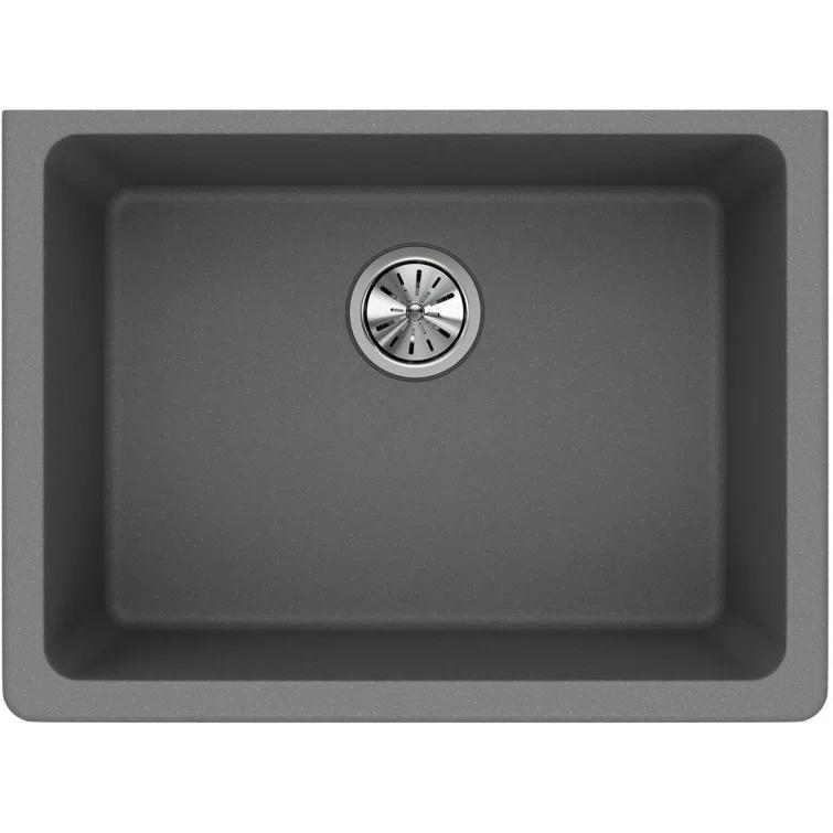 Quartz Classic 24-5/8" x 18-1/2" x 9-1/2" Undermount Kitchen Sink