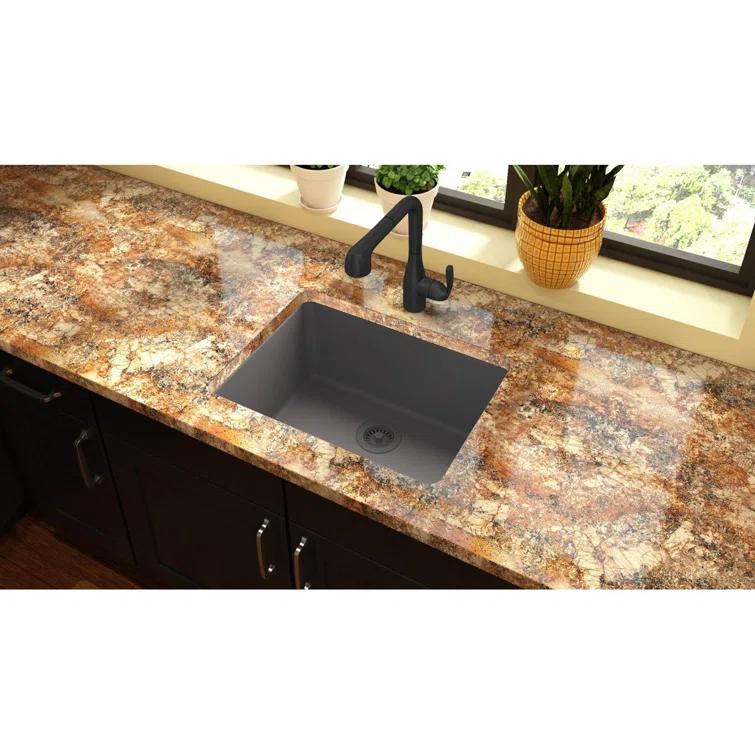 Quartz Classic 24-5/8" x 18-1/2" x 9-1/2" Undermount Kitchen Sink
