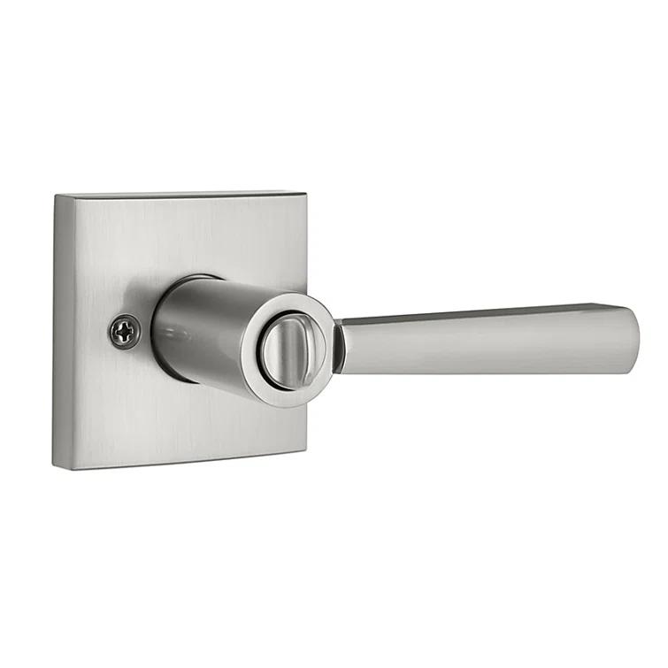 Baldwin Spyglass Bed/Bath Lever in SN