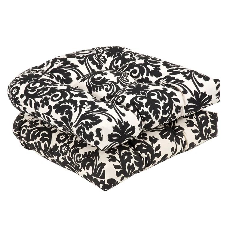 Pillow Perfect Outdoor 5'' Dining Chair Seat Cushion (Set of 2)