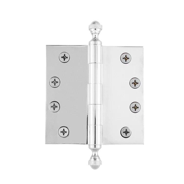 Nostalgic Warehouse 4" x 4" Ball Tip Heavy Duty Hinge with Square Corners