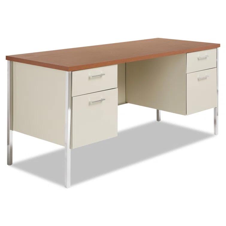 Double Pedestal Steel Credenza