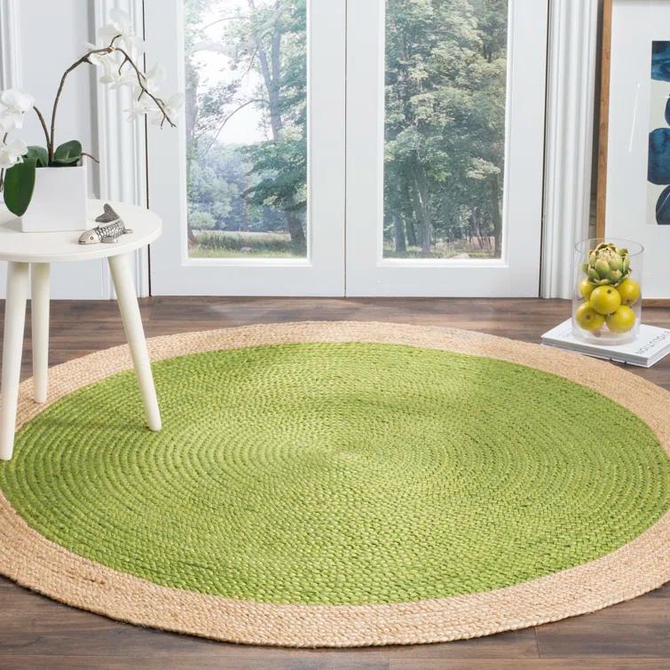 Vicksburg Natural Fiber Hand Woven Jute Solid Color Rug