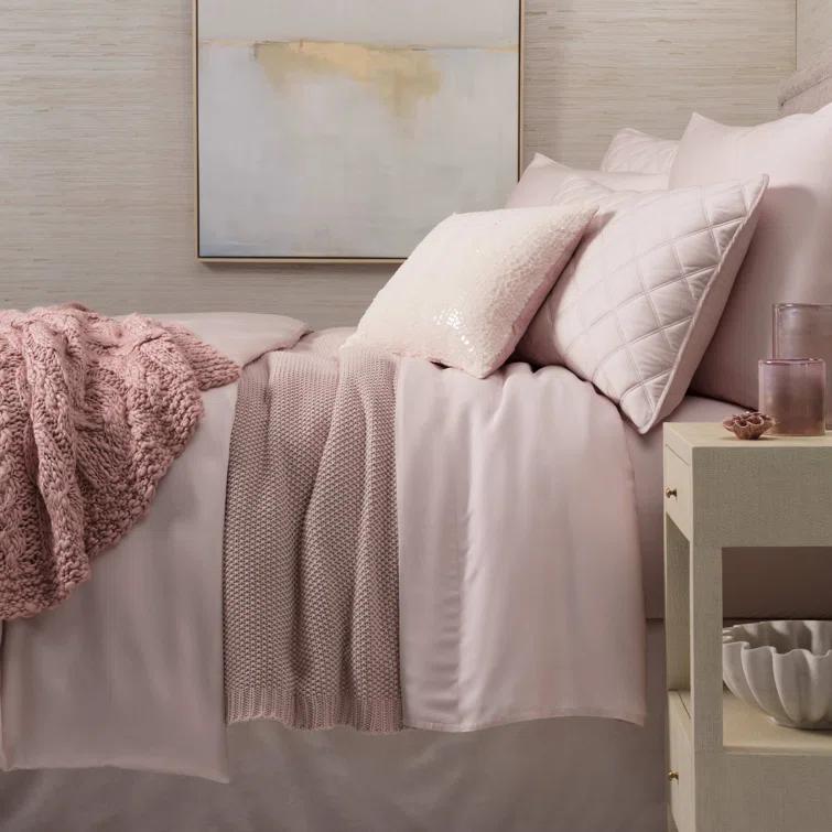 Pine Cone Hill Quilted Silken Solid Coverlet