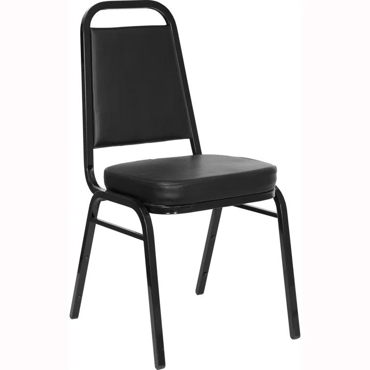 Amaya Trapezoidal Back Stacking Banquet Chair with 2.5" Thick Seat