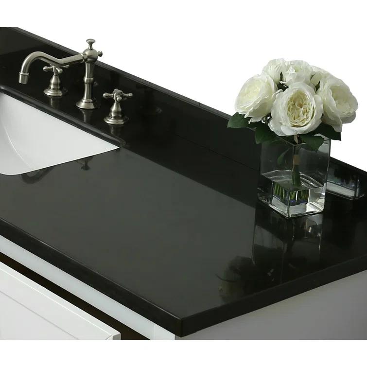 Hannah 48'' Single Bathroom Vanity with Quartz Top