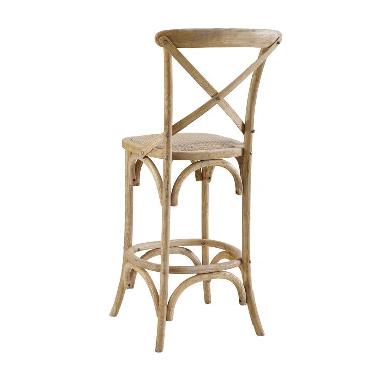 Modway Modway The Gray Barn Hidden Hill Elm Wood Barstool