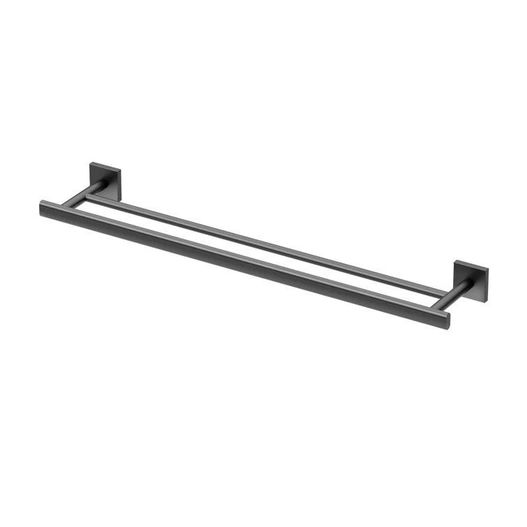 Elevate 24" Wall Mount Double Towel Bar | Towel Rack with 2 Bars