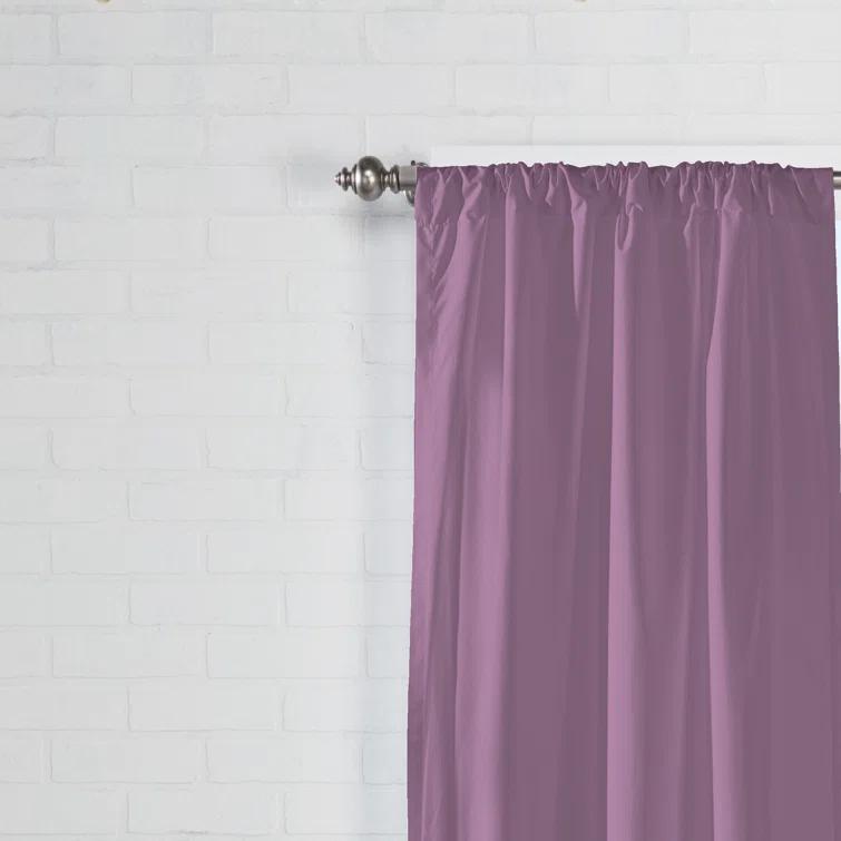 Eclipse Cadenza Microfiber Rod Pocket Panel Pair (2 Panels) (Set of 2)