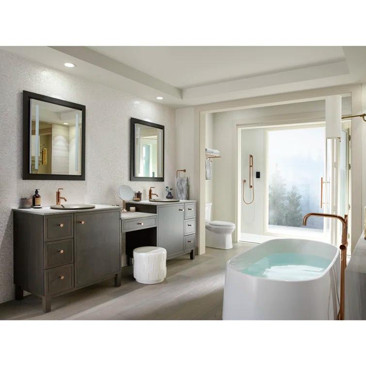 Corbelle™ 1.28 GPF Water Efficient Elongated Two-Piece toilet (Seat Not Included)