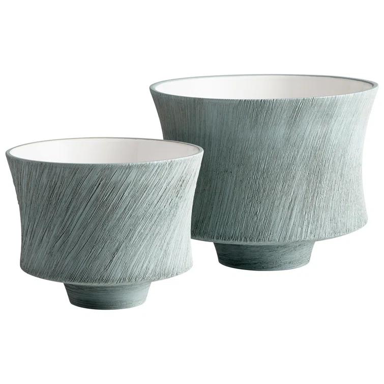 Cyan lighting - Planter - selena slab - small Planter - 7.5 Inches Wide by 6