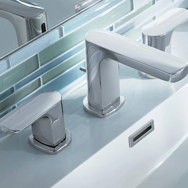 Rizon Widespread Bathroom Faucet with Drain Assembly