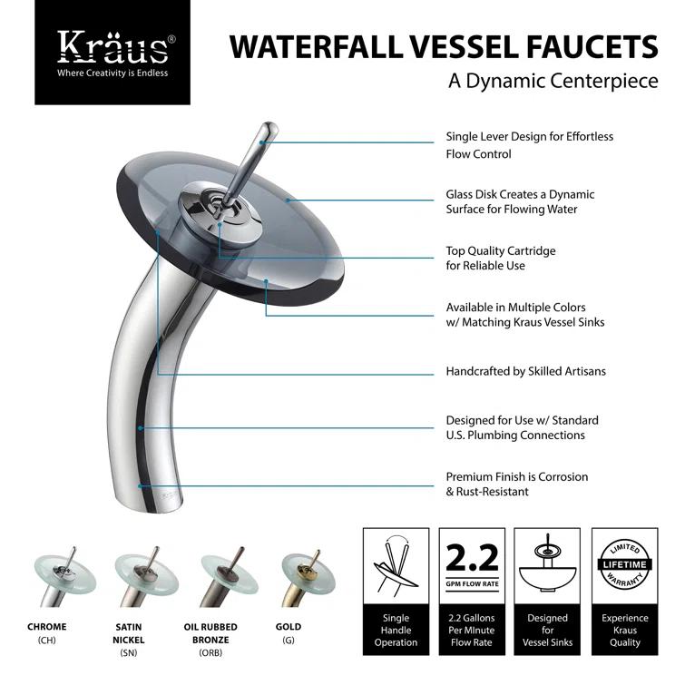 Vessel Mixer Single Hole Bathroom Faucet