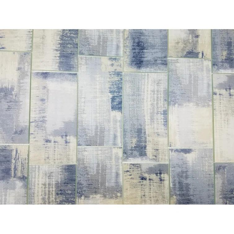 Nature 4 in. x 8 in. Look Glass Straight Edge Subway Decorative Kitchen & Bathroom Wall Tile