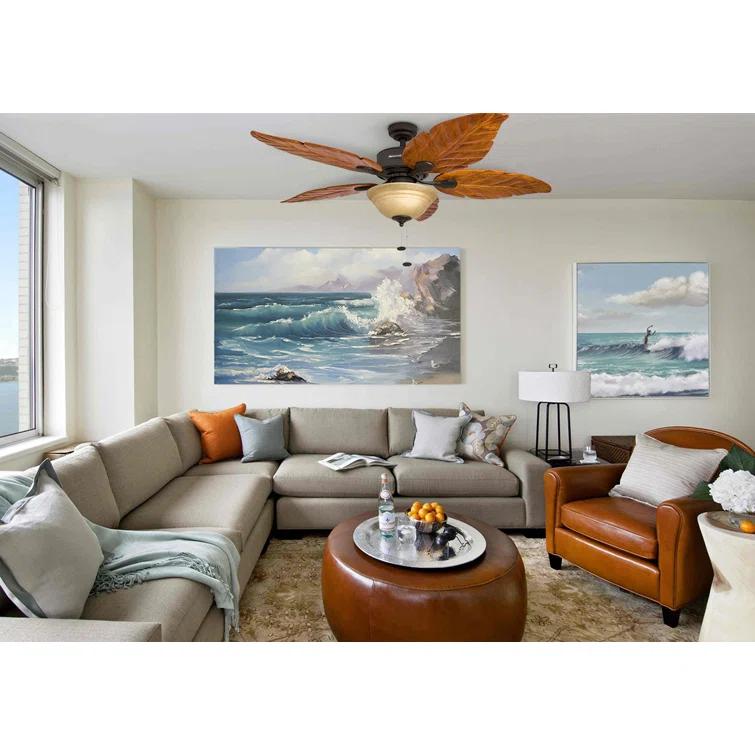 Honeywell 52" Royal Palm Tropical 5 Blade Ceiling Fan