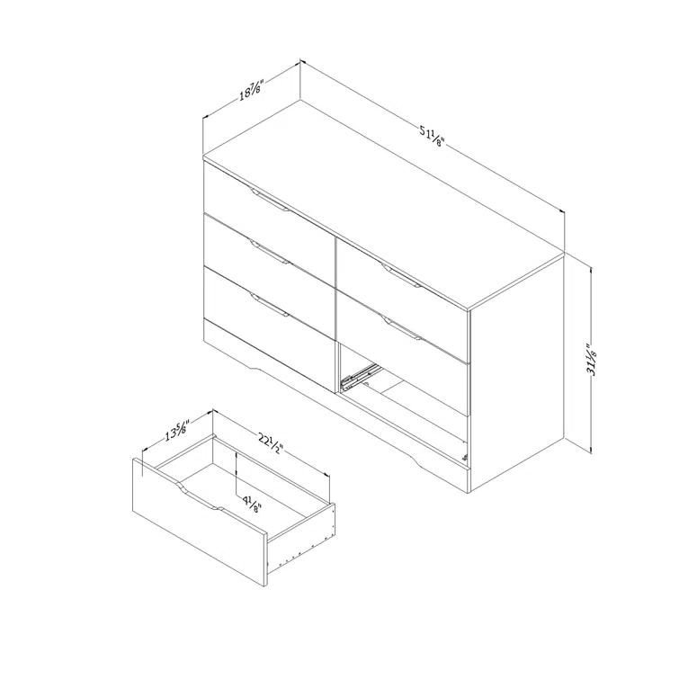 Holland 6-Drawer Dresser