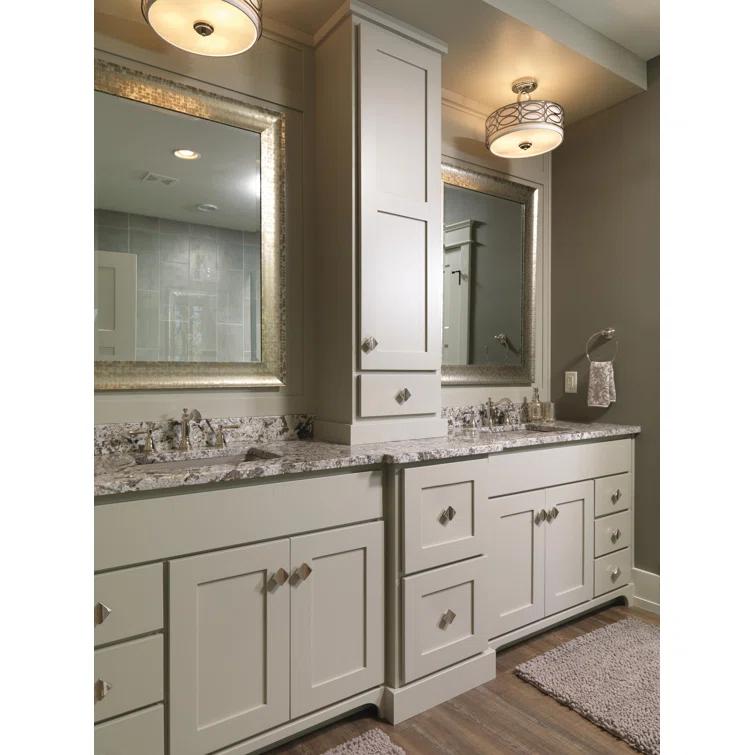 Cassidy Widespread Bathroom Faucet 3 Hole, 2-handle Bathroom Sink Faucet with Drain Assembly