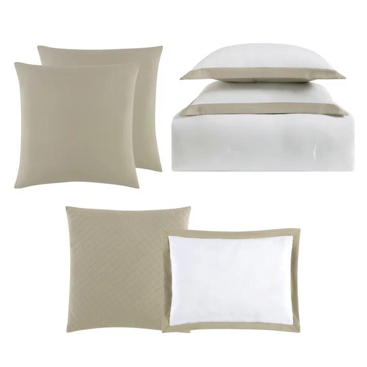 Truly Soft Everyday Modern & Contemporary Box Stitch Comforter Set