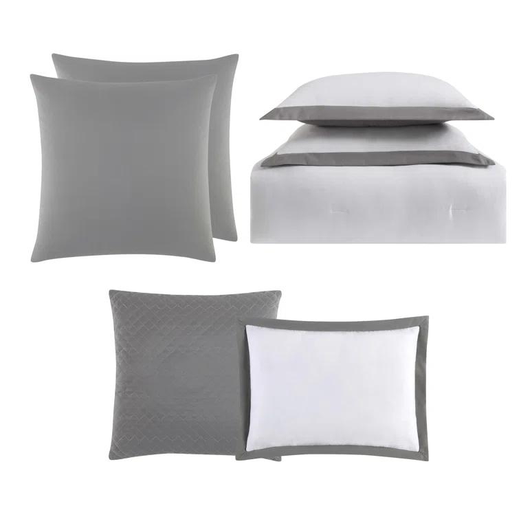 Truly Soft Everyday Modern & Contemporary Box Stitch Comforter Set