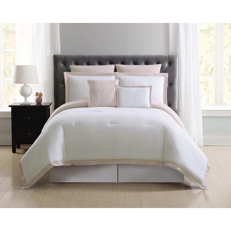 Truly Soft Everyday Modern & Contemporary Box Stitch Comforter Set