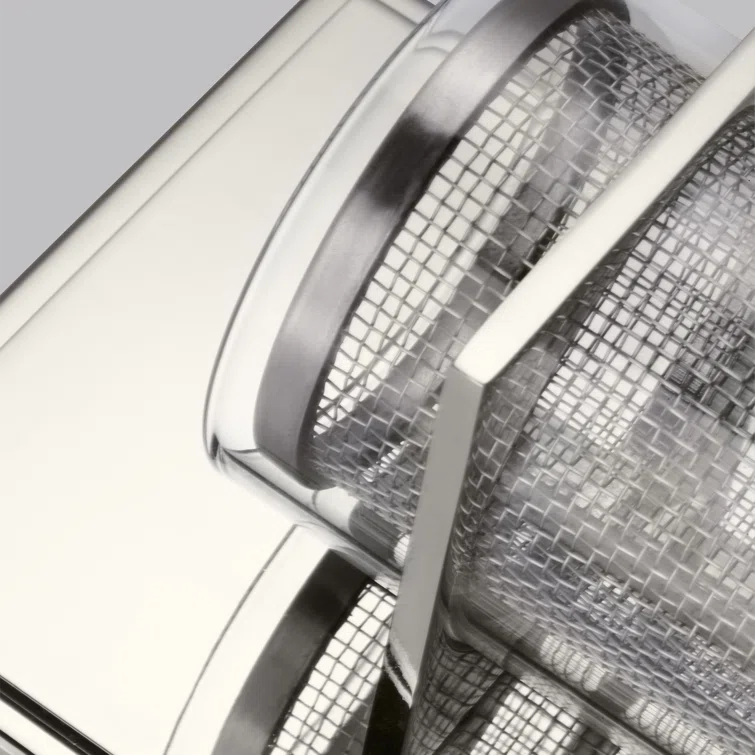 Polished Nickel Cylinder Dimmable Wall Sconce with Clear Glass Shade