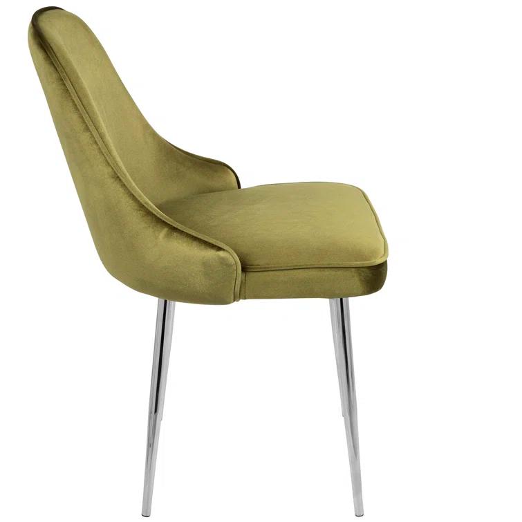 Stanca 20'' H Velvet Upholstered Side Chair