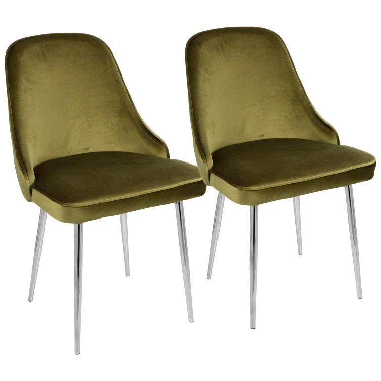 Stanca 20'' H Velvet Upholstered Side Chair