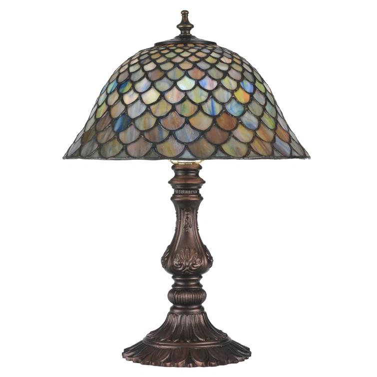 Meyda Tiffany & Stained Glass Metal Table Lamp