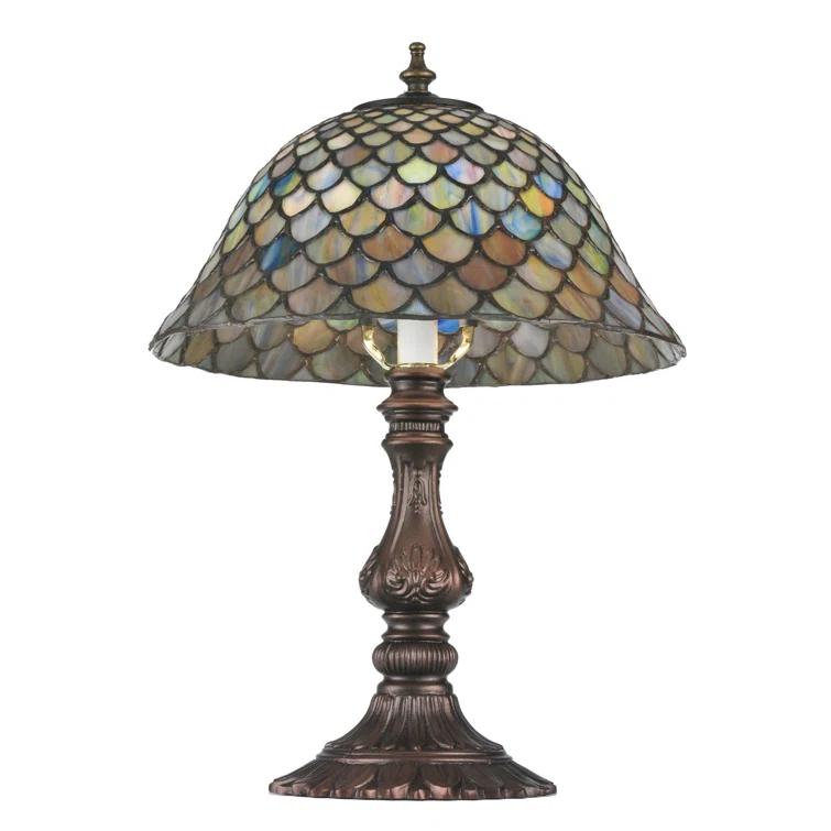Meyda Tiffany & Stained Glass Metal Table Lamp