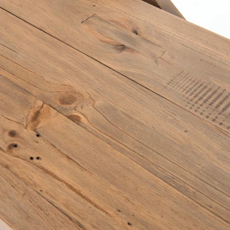 Toscana Sundried Wheat Adjustable Reclaimed Pine Large Bookshelf