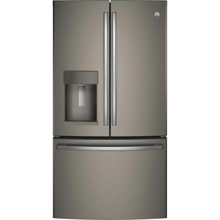 GE Appliances 35.75" Energy Star® French Door 27.8 Cu. Ft. Refrigerator GFE28GMKES