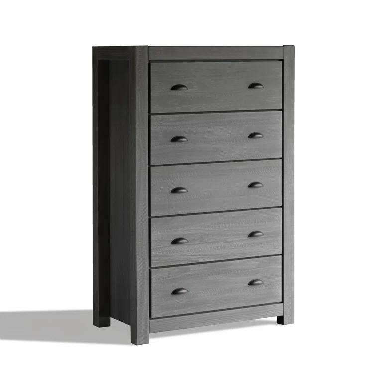 Montauk Solid Wood 32.5'' W 5 - Drawer Dresser