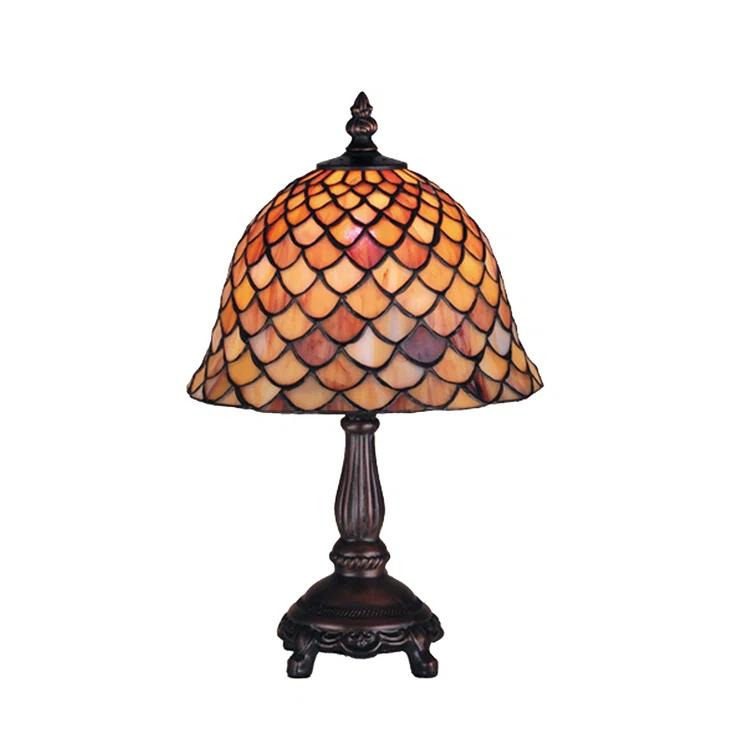 Meyda Lighting Tiffany 13.5" Metallic Novelty Table Lamp