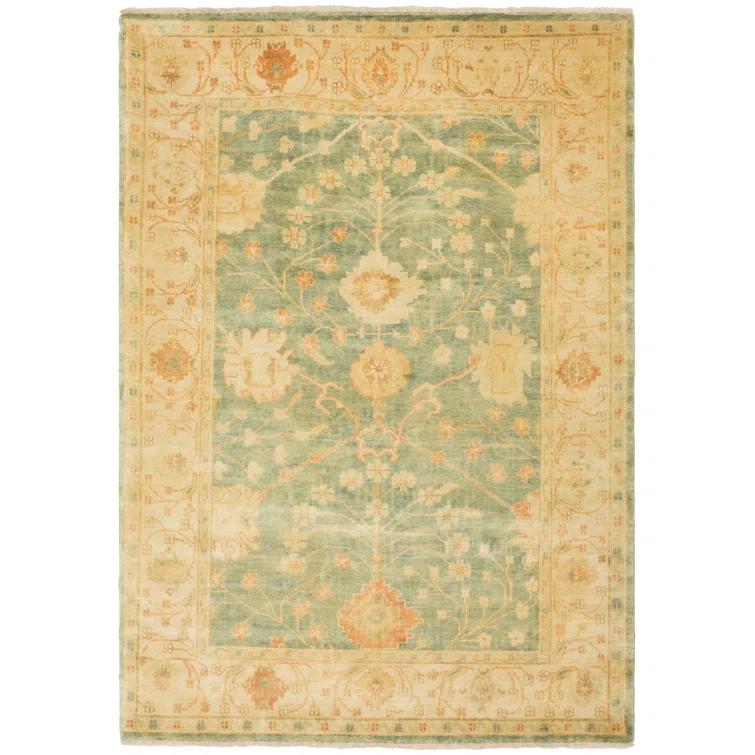 Oushak Hand Knotted Wool Oriental Rug