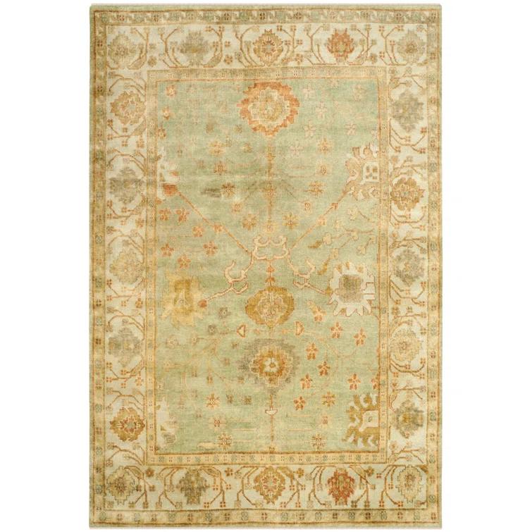 Oushak Hand Knotted Wool Oriental Rug