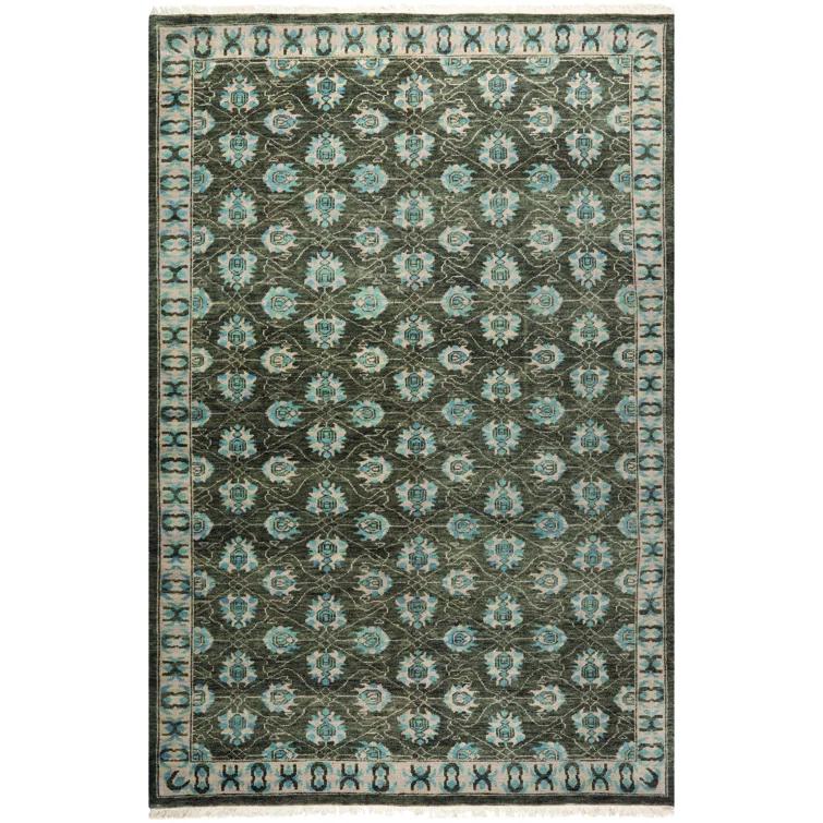 Oushak Hand Knotted Wool Oriental Rug