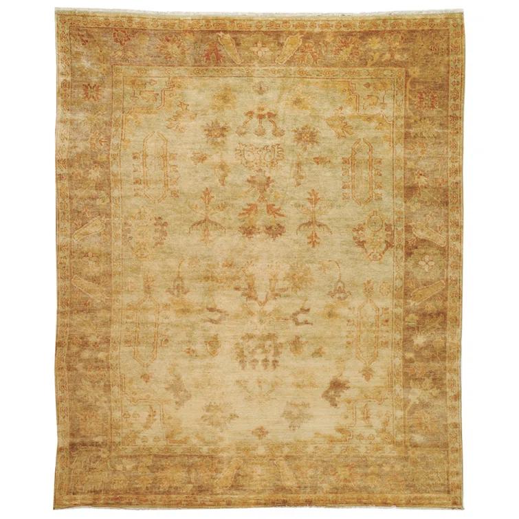 Oushak Hand Knotted Wool Oriental Rug