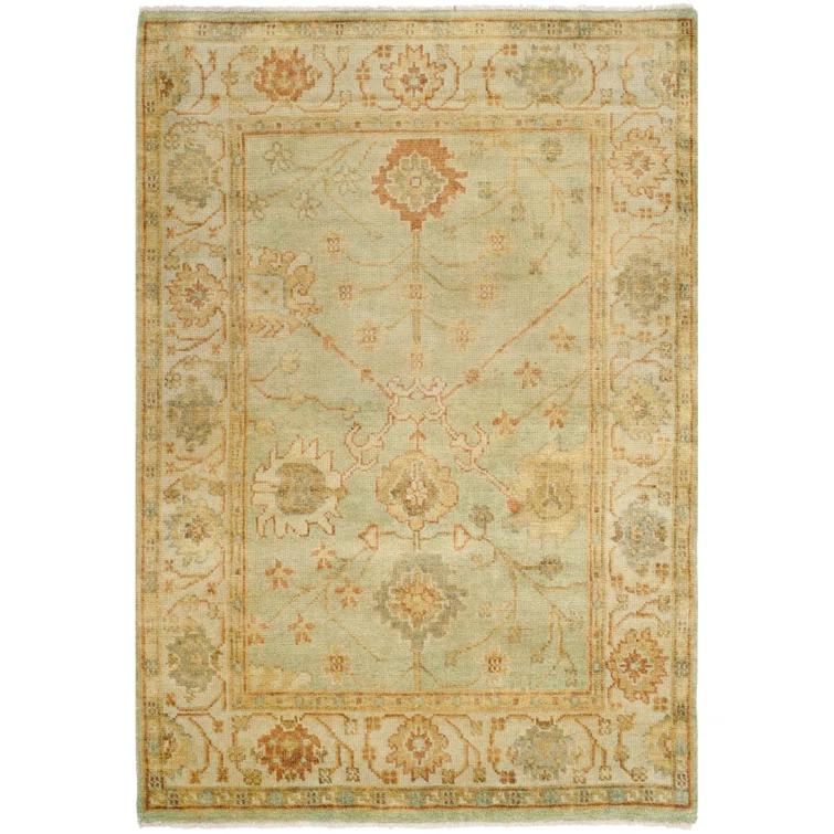Oushak Hand Knotted Wool Oriental Rug