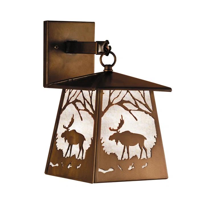 Meyda Lighting Rustic Lodge Armed Sconce