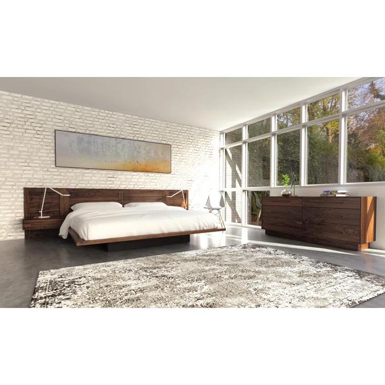 Moduluxe Solid Wood Slat Bed