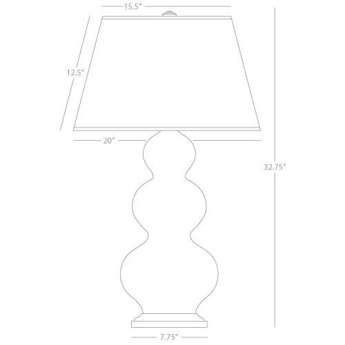 Robert Abbey Ceramic Table Lamp