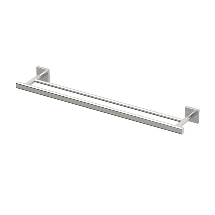 Elevate 24" Wall Mount Double Towel Bar | Towel Rack with 2 Bars