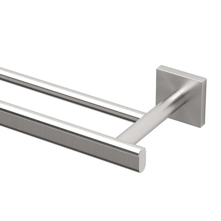 Elevate 24" Wall Mount Double Towel Bar | Towel Rack with 2 Bars