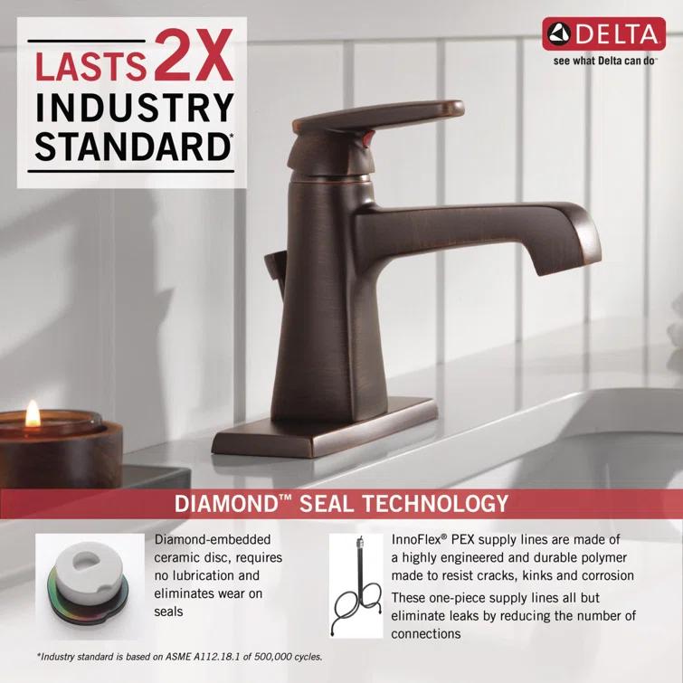 Ashlyn Single Hole Bathroom Faucet with Drain Assembly, Single Handle Bathroom Sink Faucet
