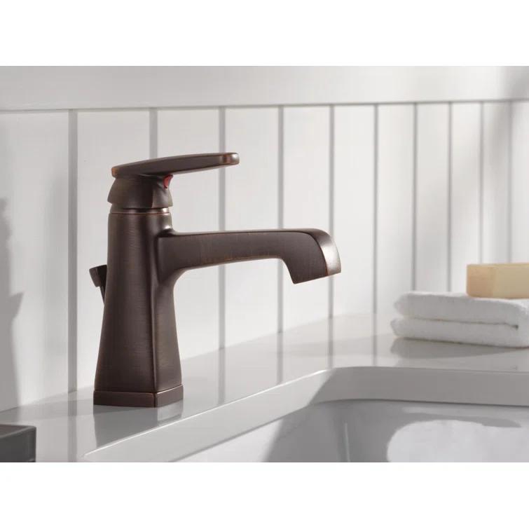 Ashlyn Single Hole Bathroom Faucet with Drain Assembly, Single Handle Bathroom Sink Faucet